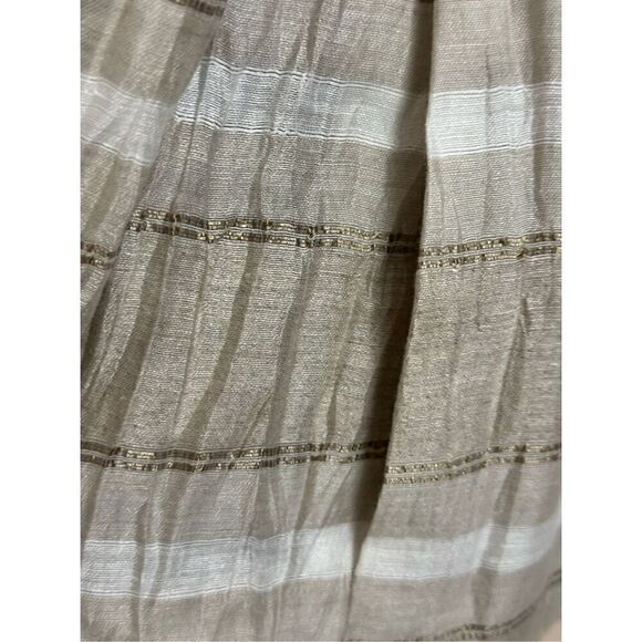 Lafayette 148 Neutral Collared Blouse - Picture 5 of 6